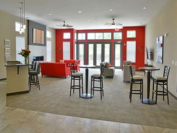 Multiple clubhouse seating options